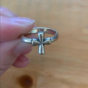 James Avery St. Teresa cross ring
